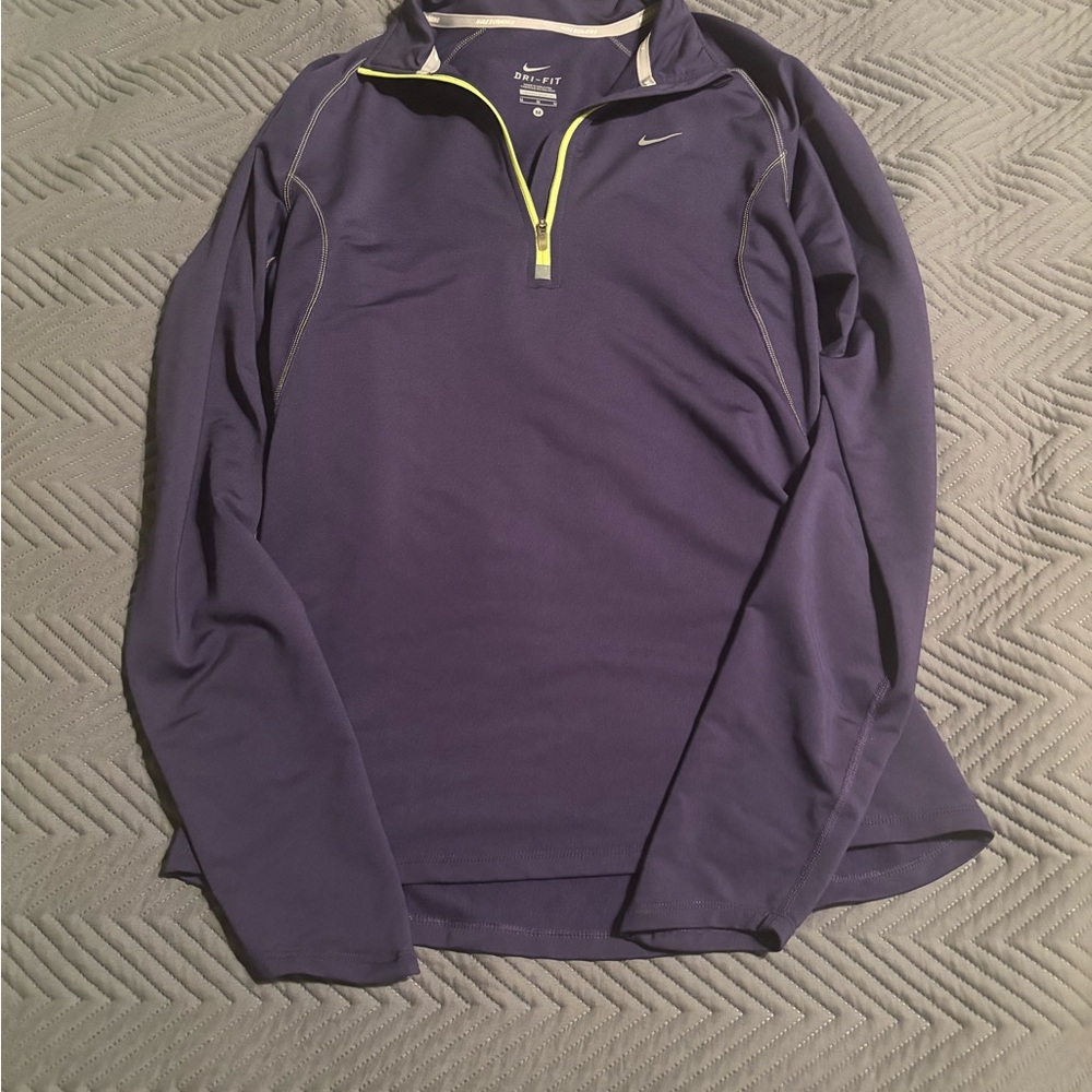 Nike Purple Quarter-Zip Pullover